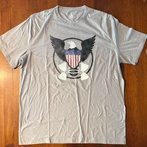 Under Armour Men's Grey Eagle Shield T-shirt